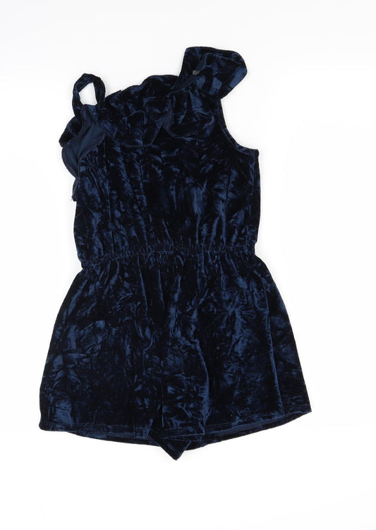 Candy Couture Womens Blue Shorts One-Piece Size 10