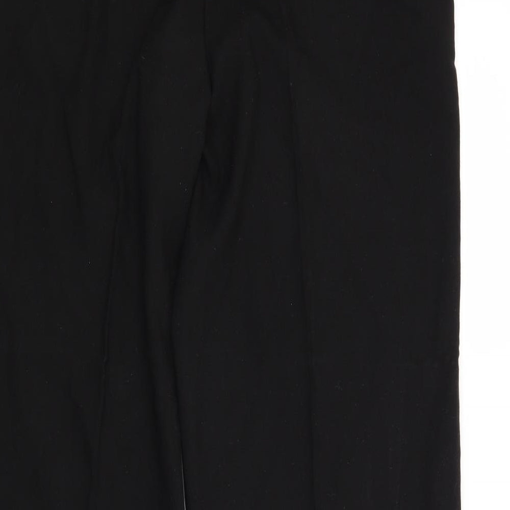 NEXT Womens Black Trousers Size 12 L28 in
