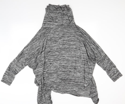 LV Clothing Womens Grey Pullover Jumper One Size