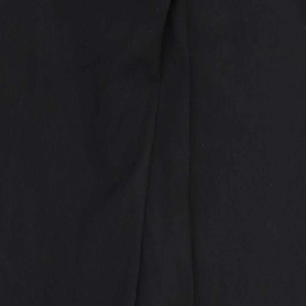 Brand and care label for Asda George women’s black trousers, size UK 10, 28-inch leg