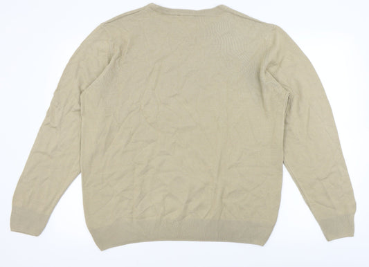 Asda George Mens Beige Pullover Jumper Size L