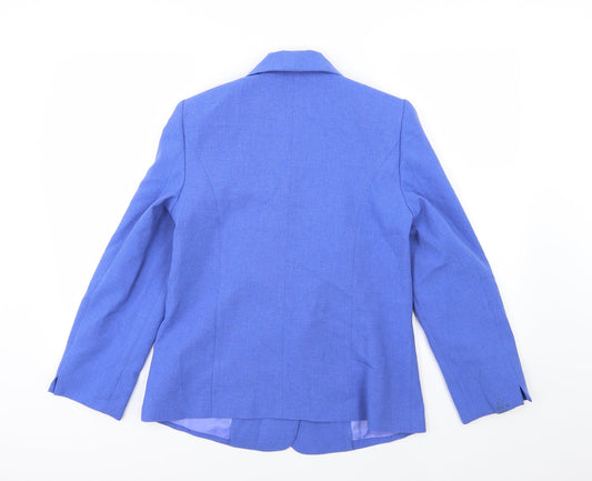 EWM Womens Purple Jacket Suit Jacket Size 12