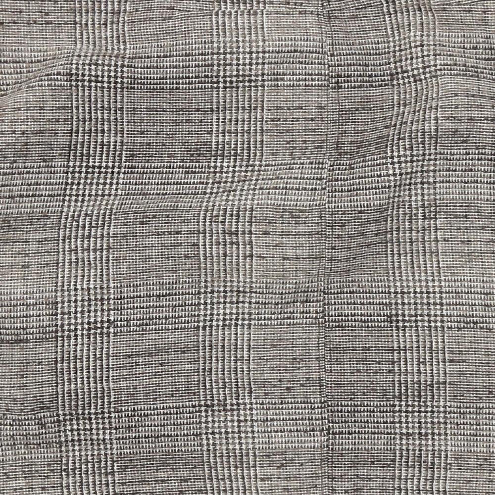 Brand and care label for Next women’s grey paisley a-line skirt, size UK 14