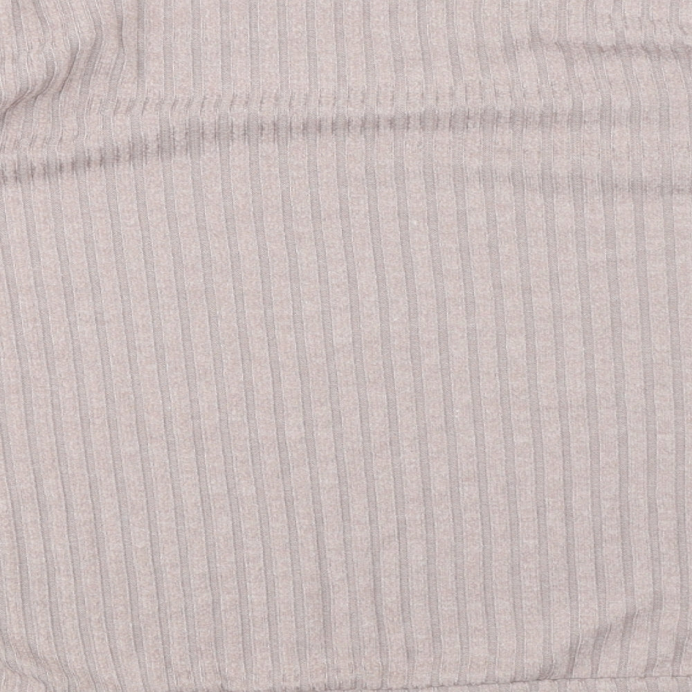 Brand and care label for Love To Lounge women’s grey jumper, size XL