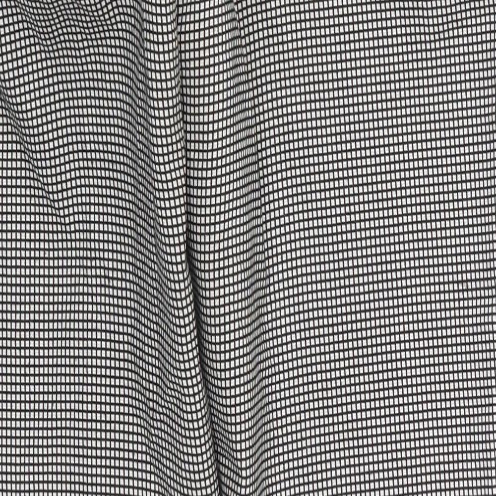 Uniqlo Womens Grey Check Trousers Size 26 L28 in