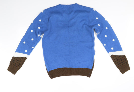 cedarwood state Womens Blue Pullover Jumper Size S