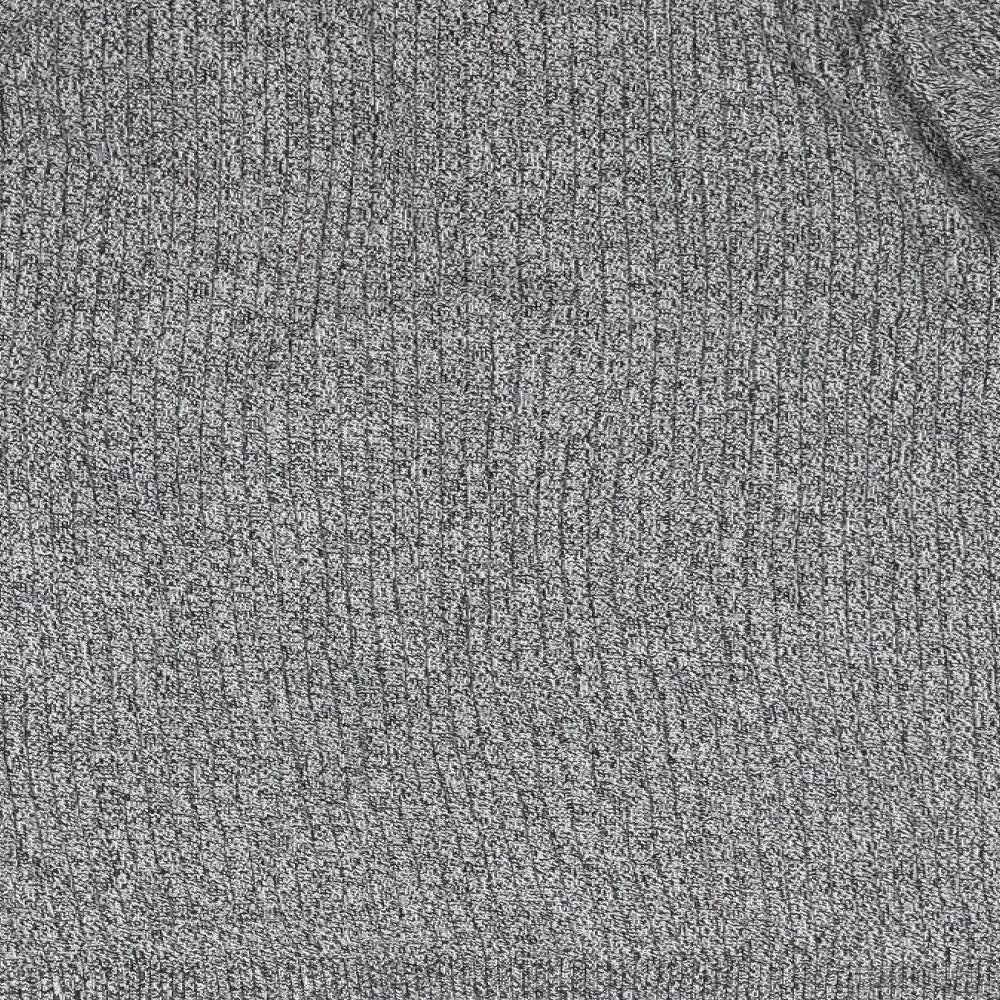 Brand and care label for New Look women’s grey jumper, size S
