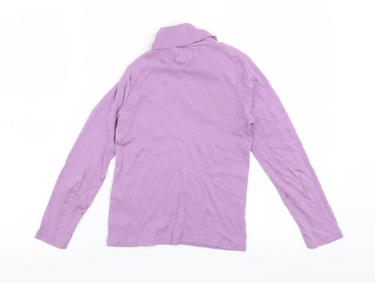 La Redoute Girls Purple Pullover Sweatshirt Size 8 Years