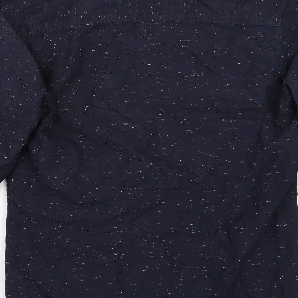 H&M Mens Blue Button-Up Size S