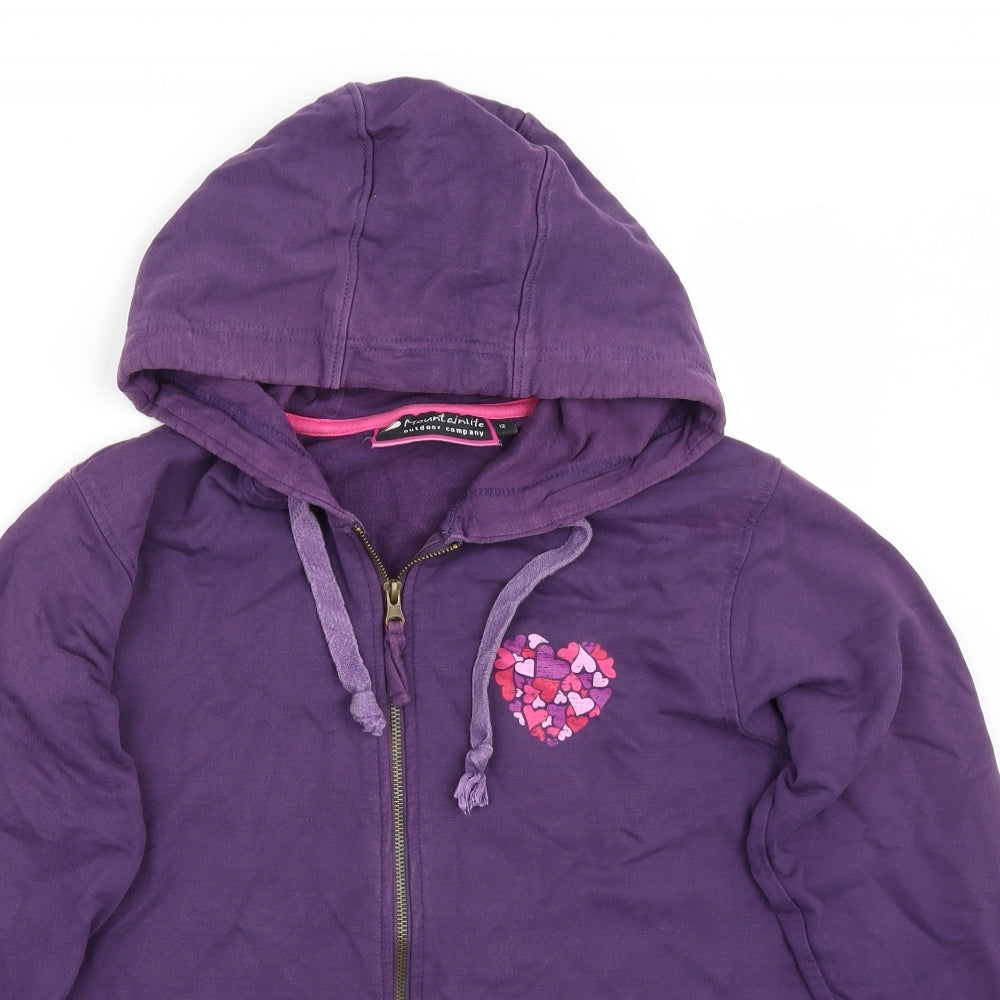 Mountain Life Womens Purple Jacket Coat Size 12