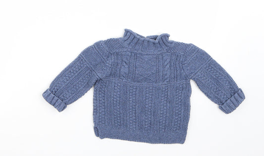 Gap Boys Blue Pullover Jumper Size 0-3 Months