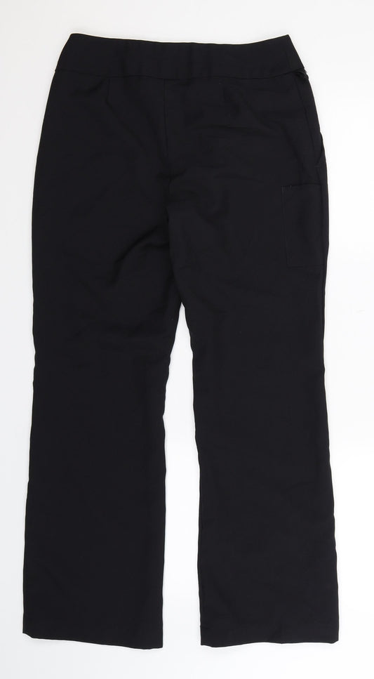 Dimensions Womens Blue Trousers Size 10 L28 in