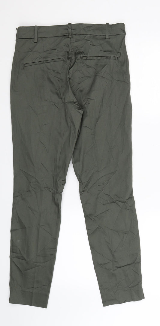 H&M Womens Grey Trousers Size 10 L27 in