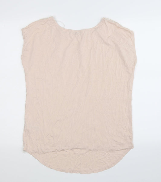 New Look Womens Beige Basic Tank Size 10