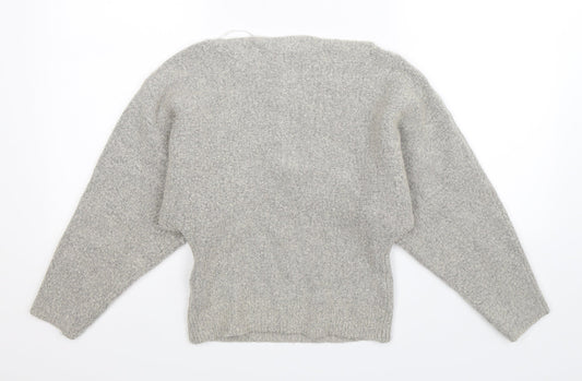 FOREVER 21 Womens Grey Knit Pullover Jumper Size S