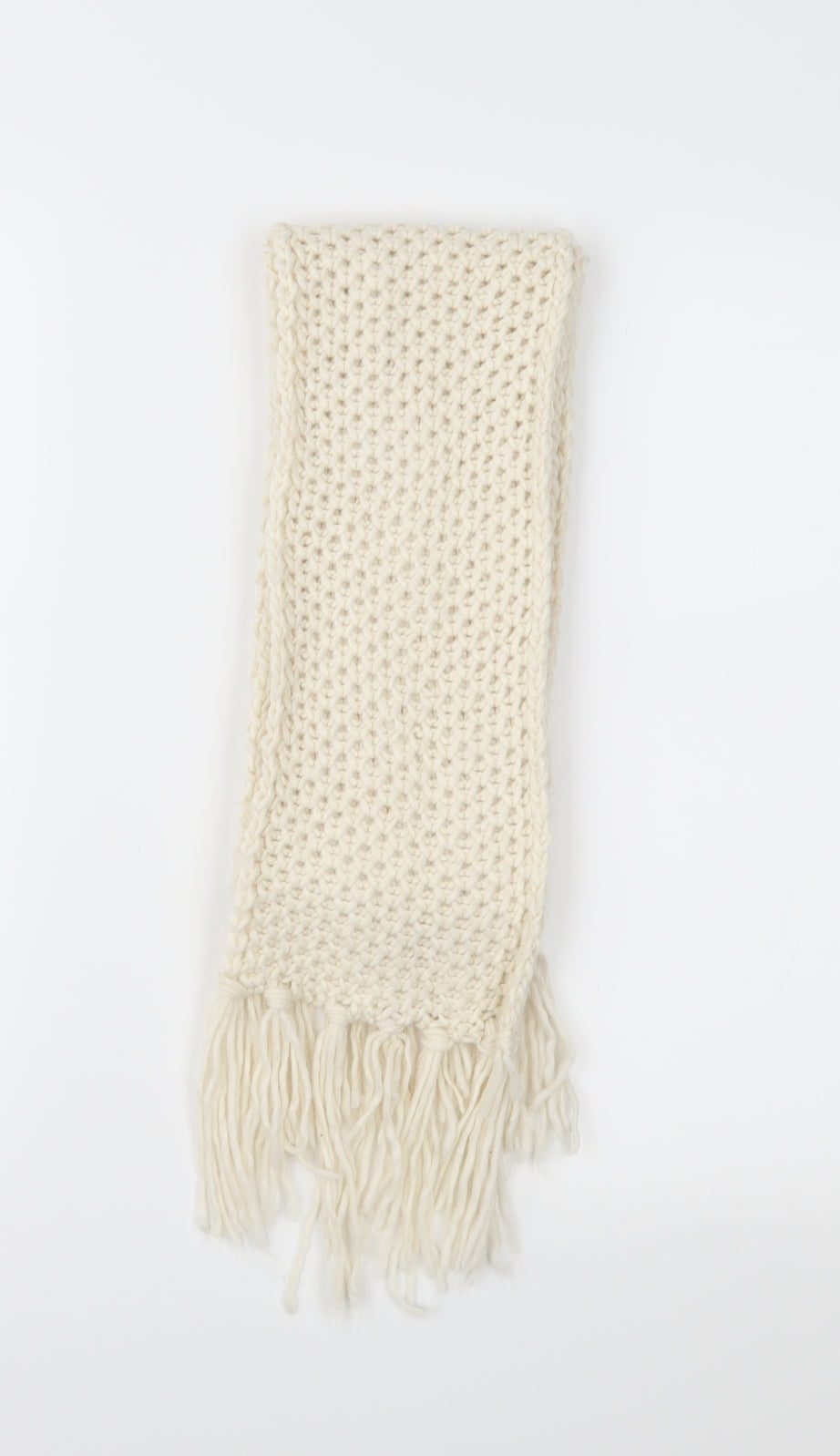Preworn Womens Ivory Scarf