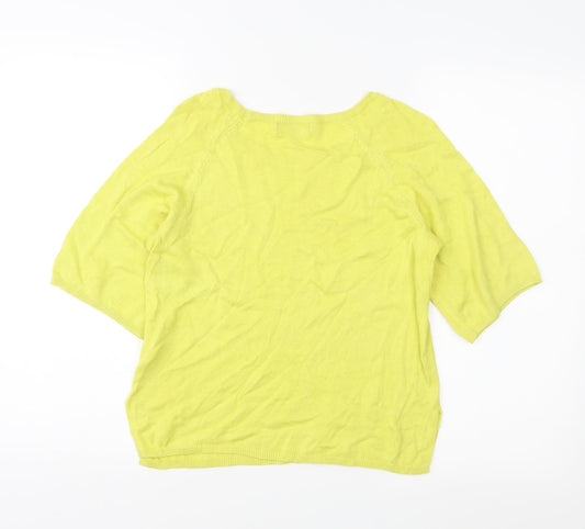 newlook Womens Yellow Pullover Jumper Size 6