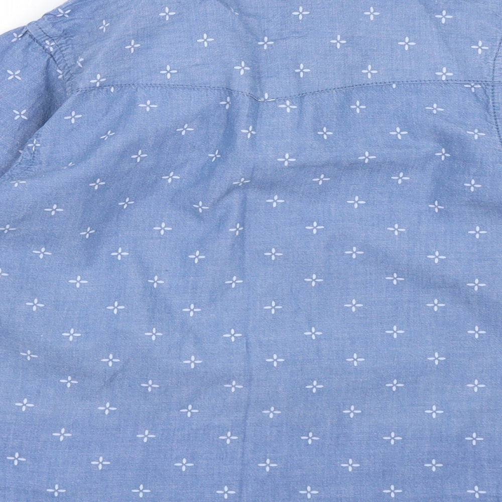 Charlie & Me Boys Blue Denim Basic Button-Up Size 3 Years
