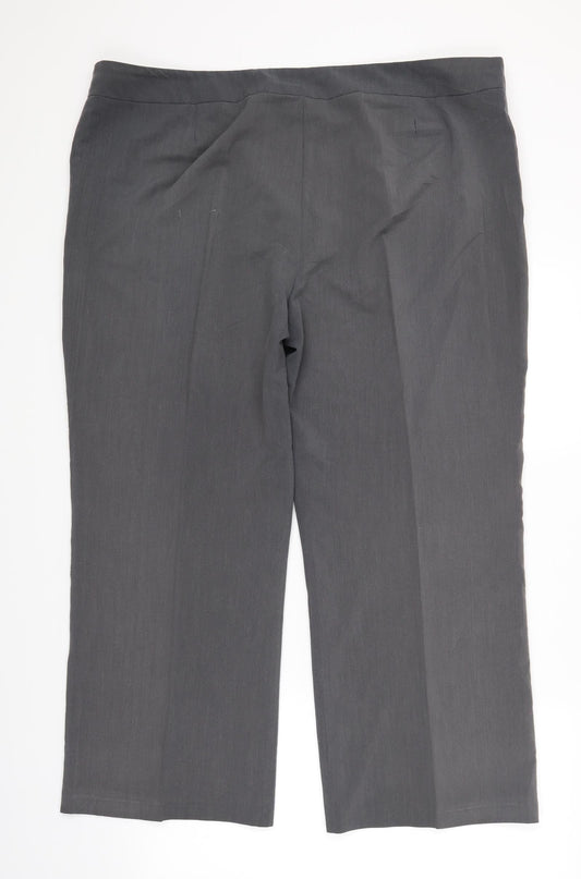 CMD Womens Grey Trouser Suit Suit Trousers Size 20 L26 in