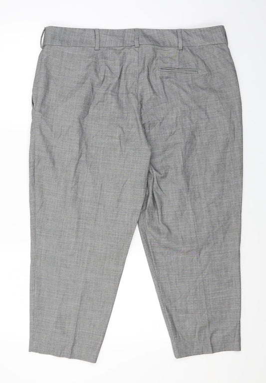 Marks and Spencer Womens Green Trouser Suit Suit Trousers Size 18 L21 in - short