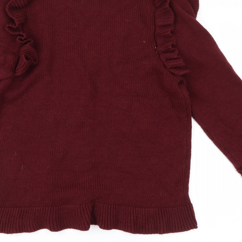 Brand and care label for Very women’s red jumper, size UK 14