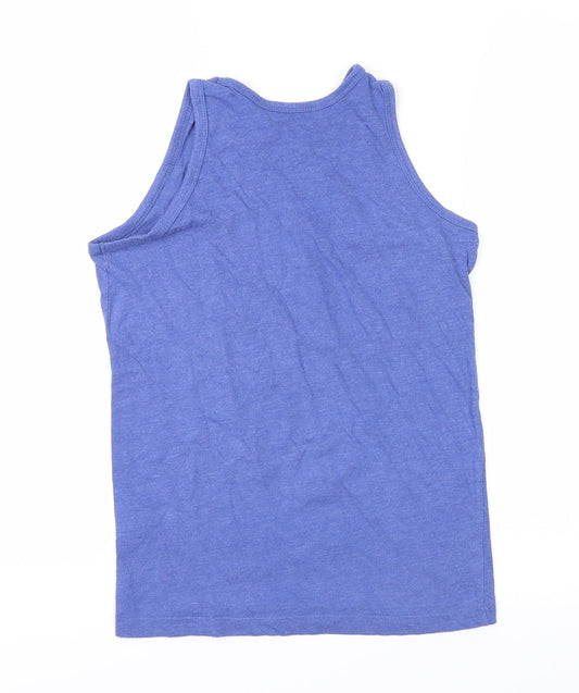 Primark Girls Blue Basic Tank Size 10-11 Years - national academ