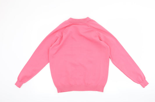 Celebrity Womens Orange Cardigan Jumper Size M