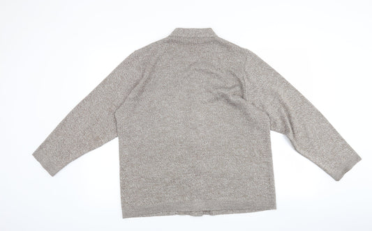 CARE Womens Beige Cardigan Jumper Size L