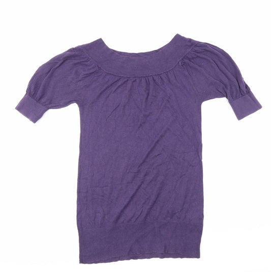 Marks and Spencer Womens Purple Pullover Jumper Size 10