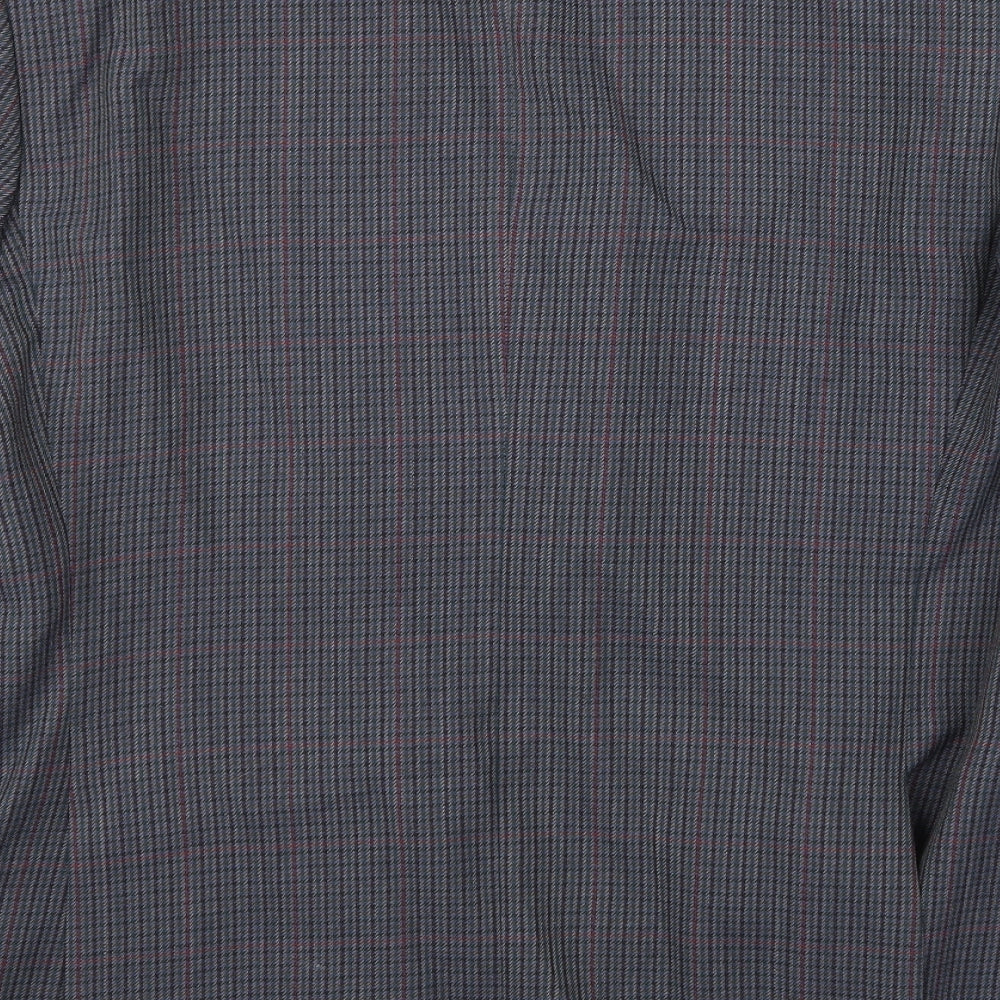 Preworn Mens Blue Herringbone Jacket Suit Jacket Size 38