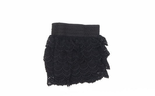 Preworn Womens Black Mini Skirt