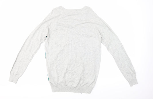 Dunlop Mens Multicoloured Argyle/Diamond  Henley Jumper