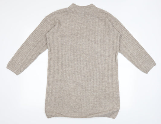 Topshop Womens Brown Shift Size XS