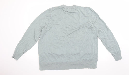H&M Womens Green Pullover Jumper Size XL