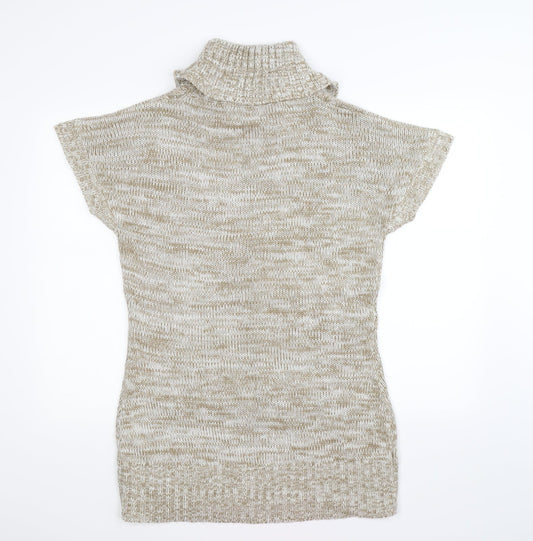 originals Womens Beige Knit Jumper Dress Size M