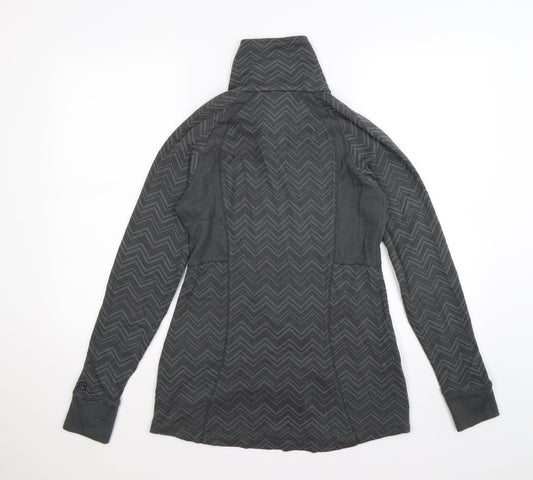 Avalanche Womens Grey Striped Jacket Size S