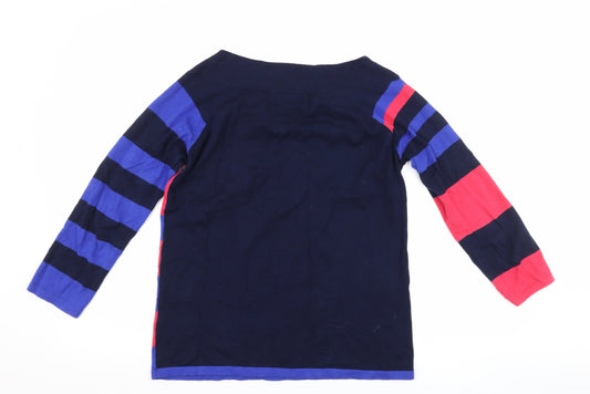 NEXT Womens Purple Striped Pullover Jumper Size 10