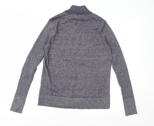 BiBA Womens Blue Knit Pullover Jumper Size S
