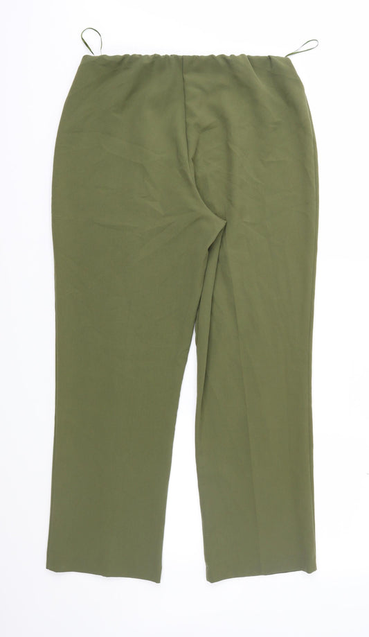 Classic Womens Green Trousers Size 32 in L27 in
