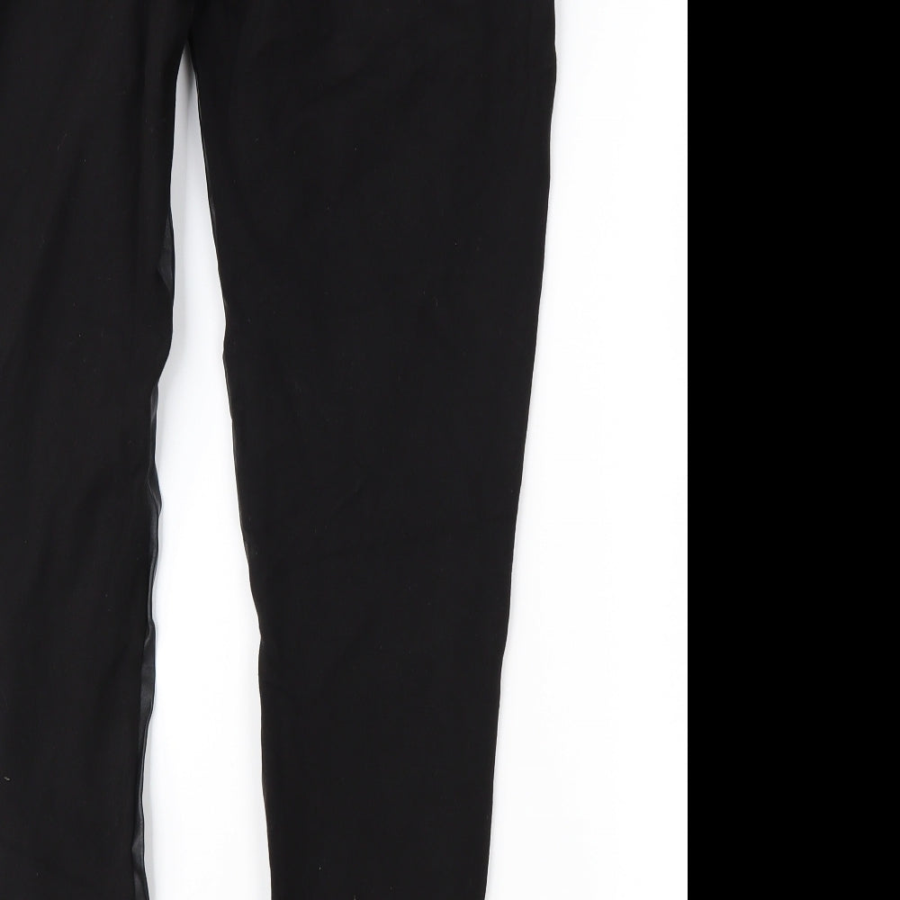 Brand and care label for Next women’s black trousers, size UK 14, 26-inch leg