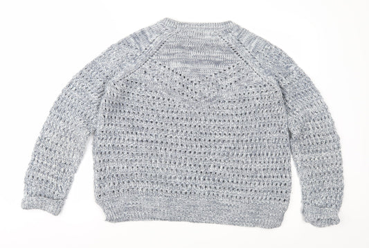 Papaya Womens Grey Knit Pullover Jumper Size L