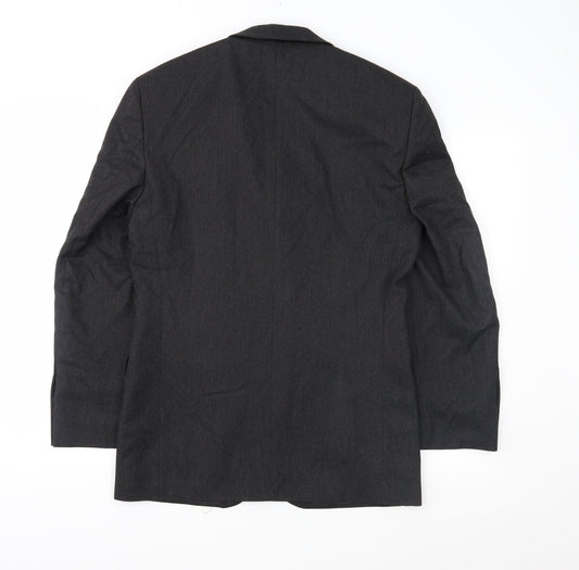 Burton Mens Grey Jacket Suit Jacket Size 36