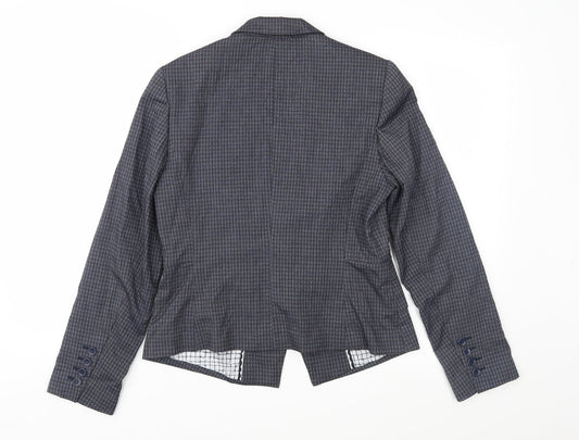 Marks and Spencer Womens Blue Spotted Jacket Suit Jacket Size 12