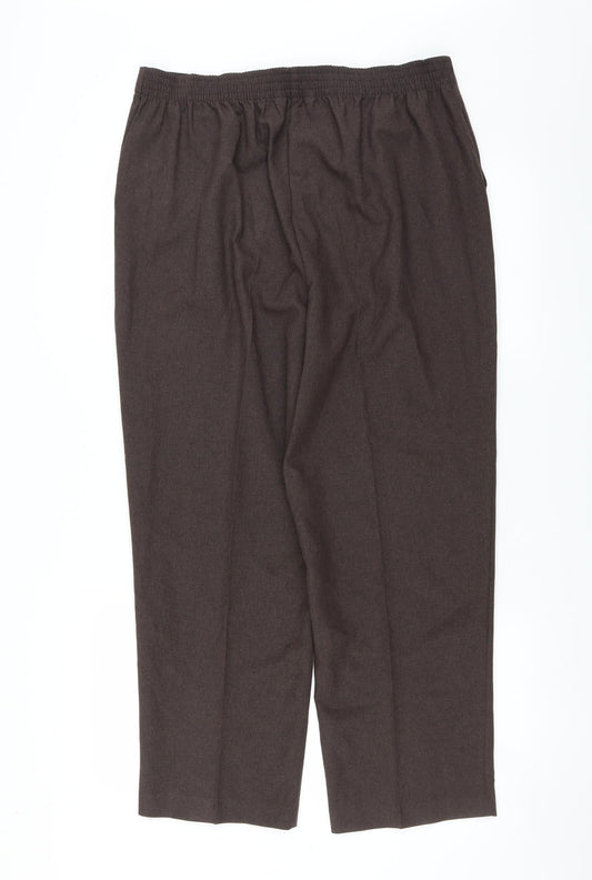 Le Bon Marché Womens Brown Trousers Size 16 L26 in