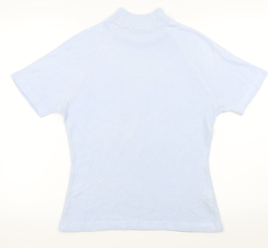 Asda George Womens Blue Basic T-Shirt Size 12