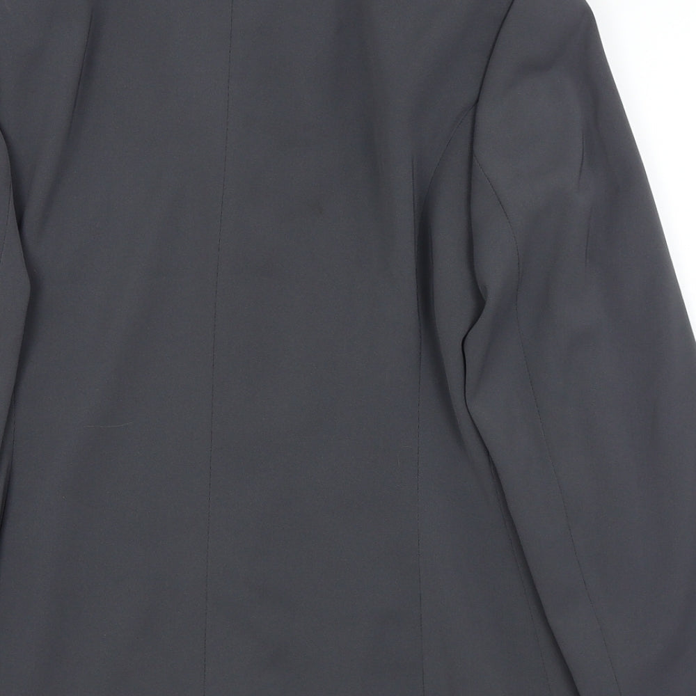 M&S Womens Grey Jacket Blazer Size 10