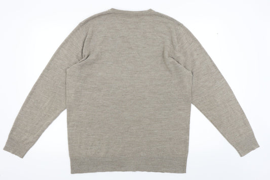 Asda George Mens Beige Pullover Jumper Size L