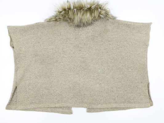 YD Girls Beige Pullover Jumper Size 7-8 Years