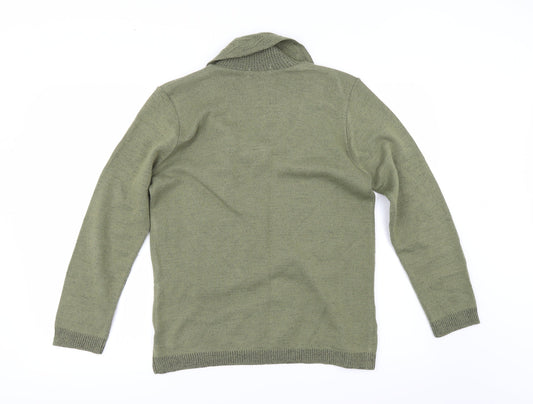 ME Womens Green Pullover Jumper Size M