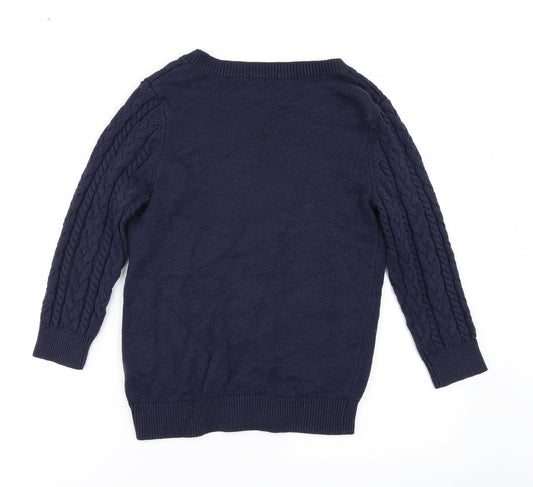 H&M Womens Blue Pullover Jumper Size S